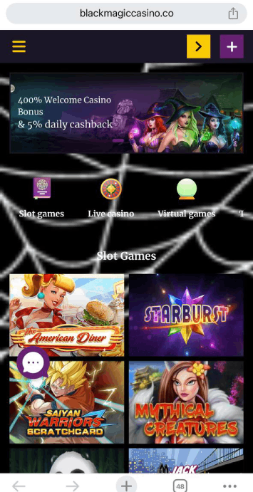 Black Magic Mobile Casino