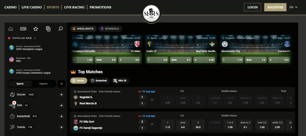 Mr Slots Club Sportsbook