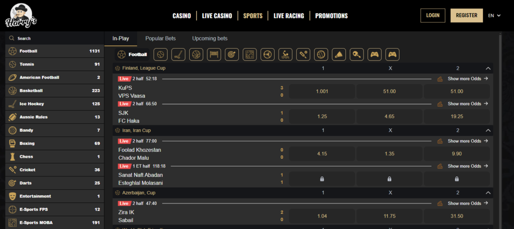 Harry’s Sports Bets