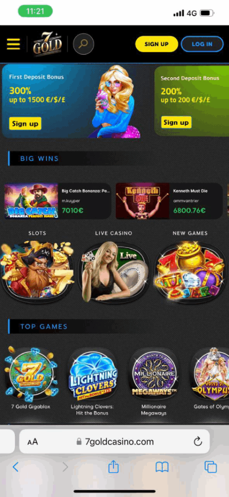 7 Gold Casino Mobile