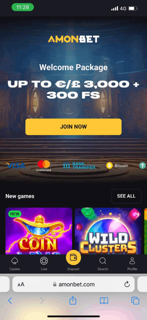 Amonbet Mobile Casino
