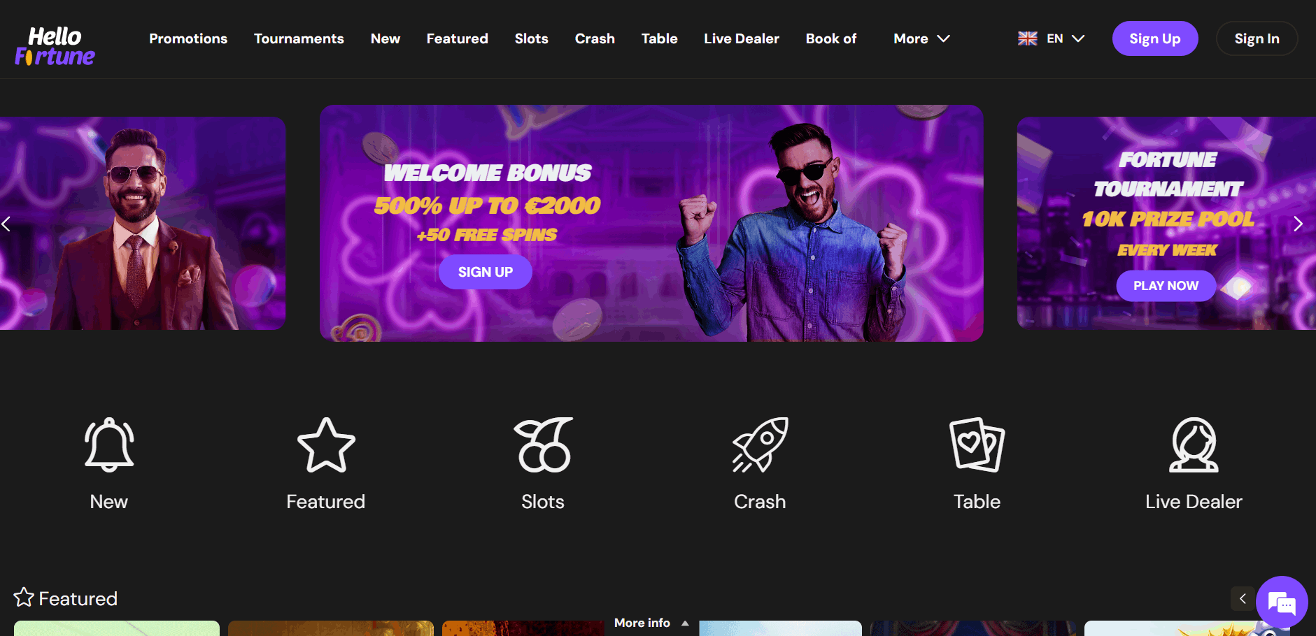 Hello Fortune Casino Main