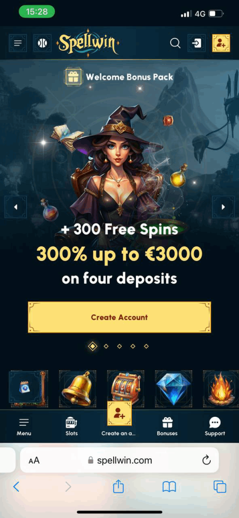 SpellWin Mobile Casino