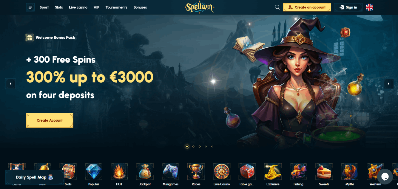 Spellwin Casino Main