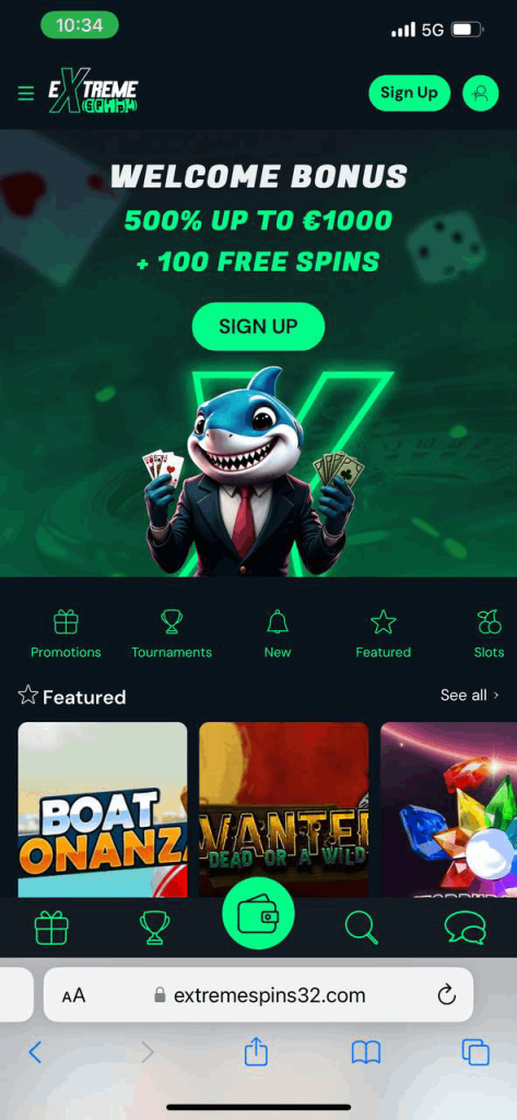 Mobile Player Experience at Extreme Spins Casino
