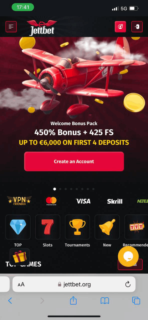 Jettbet Mobile Casino