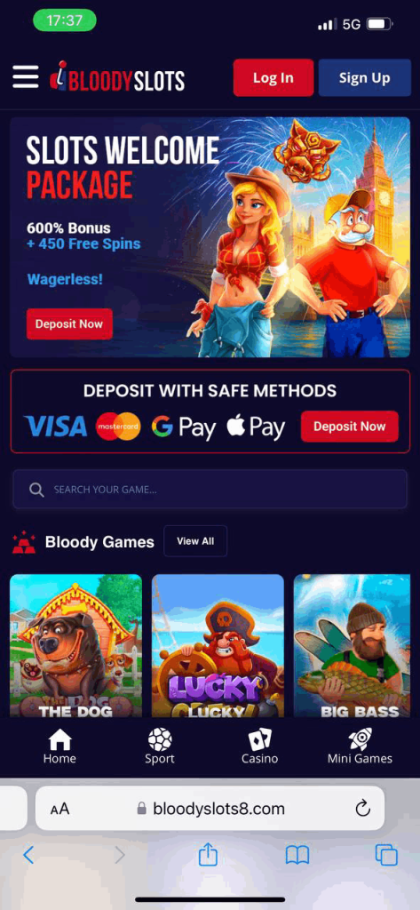 BloodySlots Mobile Casino