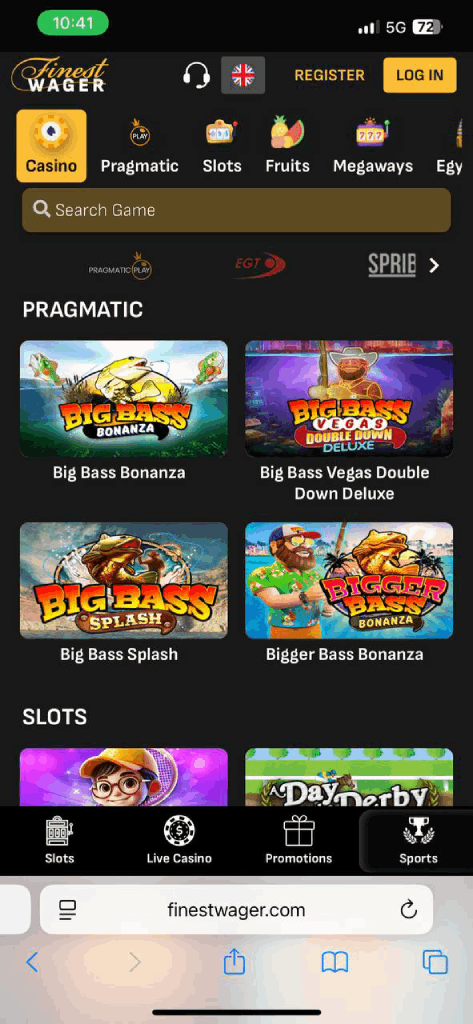 FinestWager Mobile Casino