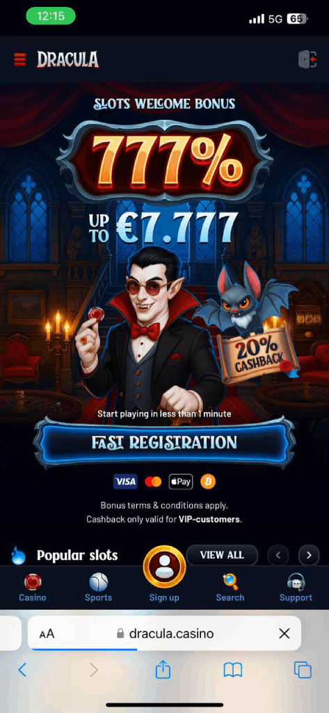 Dracula Mobile Casino 