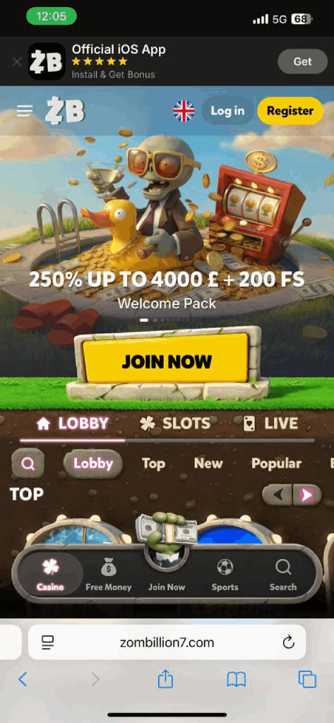 Zombillion Mobile Casino