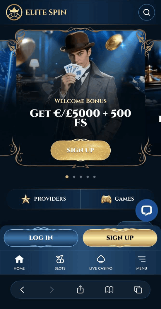 Elite Spin Casino Mobile