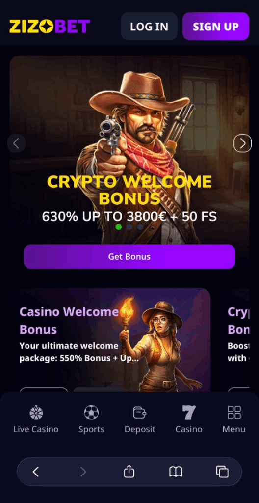 Zizobet Mobile Casino