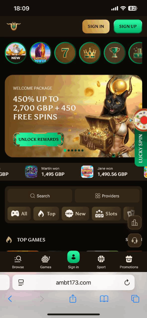 Amunbet Mobile Casino